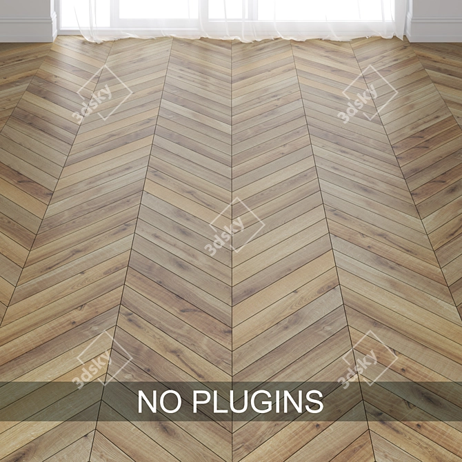 Creston 6108 Parquet: Stylish Layouts 3D model image 1