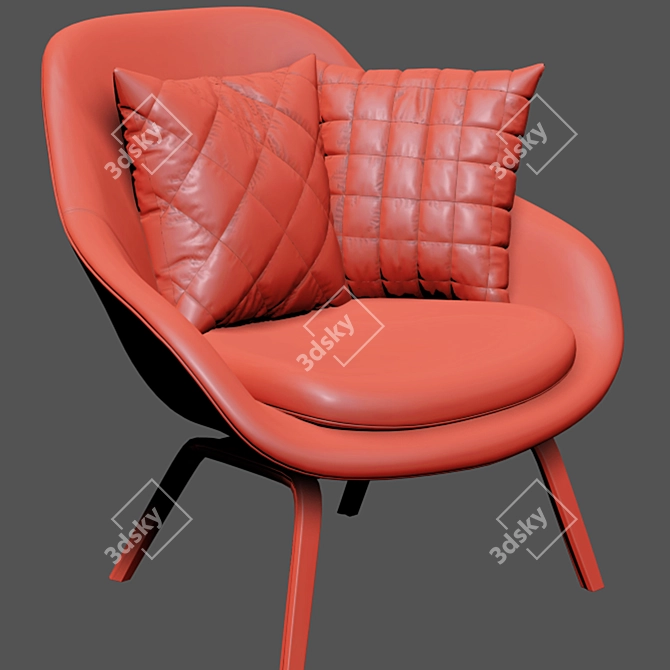 Birato Armchair - Sleek and Stylish 3D model image 3