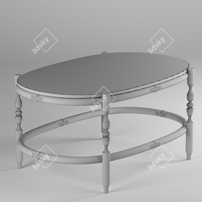 Minimalist Coffee Table 3D model image 3