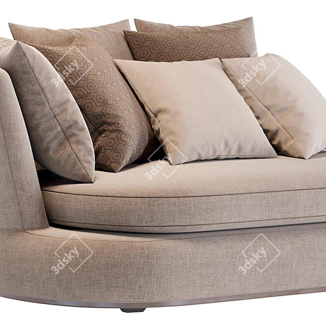 Apollo  Day Bed: Elegant Comfort 3D model image 3