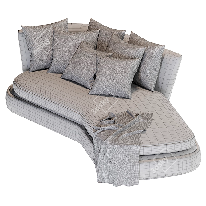 Apollo  Day Bed: Elegant Comfort 3D model image 1