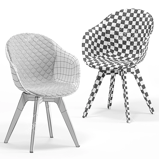 Modern BoConcept ADELAIDE Chair 3D model image 3