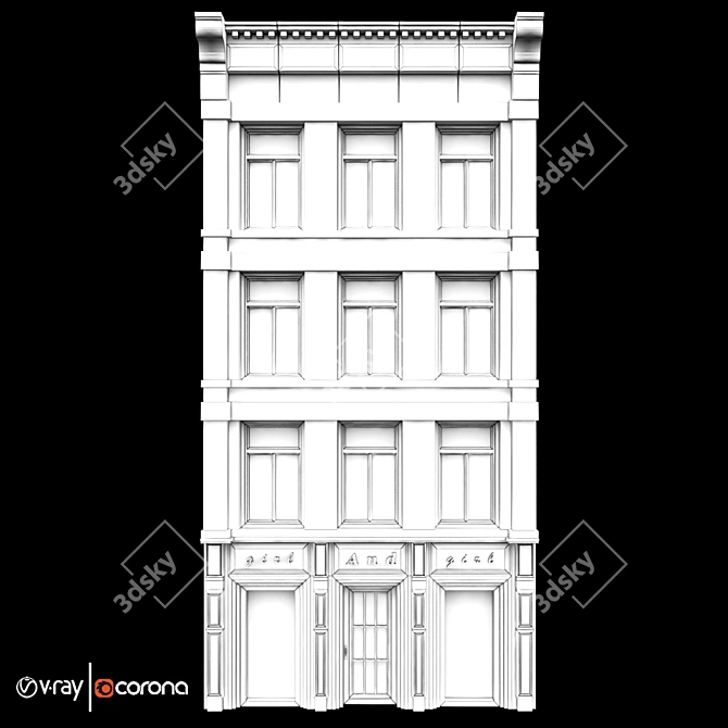 Luxury Residence - Classic A4 Building 3D model image 3