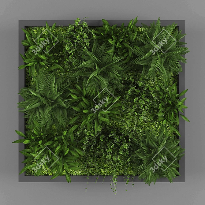 Nature's Oasis Vertical Garden Kit 3D model image 1