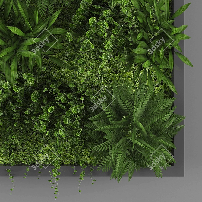 Nature's Oasis Vertical Garden Kit 3D model image 3