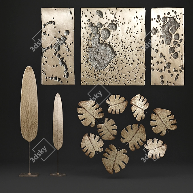 Artistic Accent Set 3D model image 1