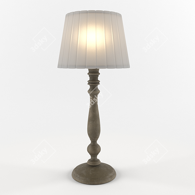 Modern Table Lamp: Polycount, Dimensions, 4k Textures 3D model image 1