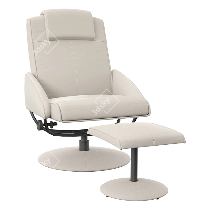 ComfortMax Kansas Recliner: Optimal Relaxation 3D model image 2