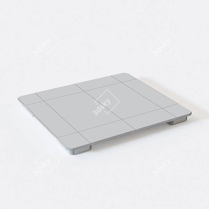 Compact Gason Floor Scales 3D model image 2