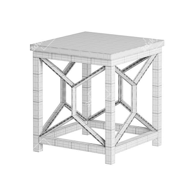 Sleek Catali End Table 3D model image 3