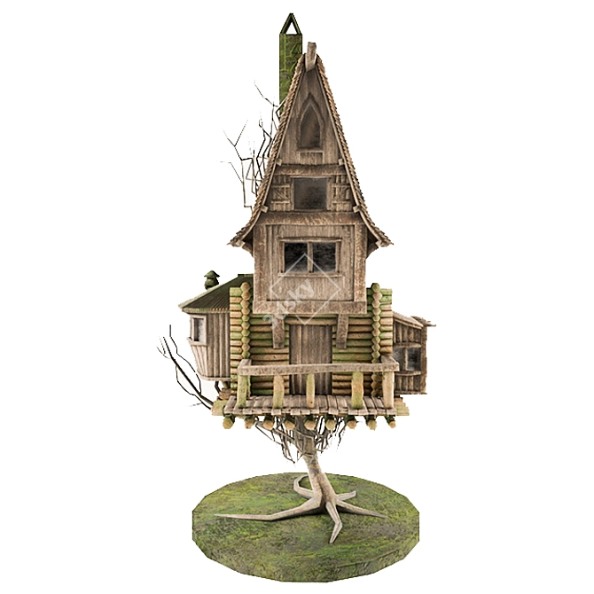 Medieval Fantasy House 3D Model 3D model image 2