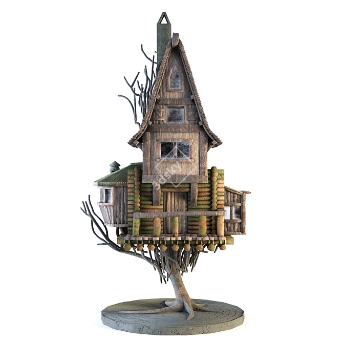 Medieval Fantasy House 3D Model 3D model image 4