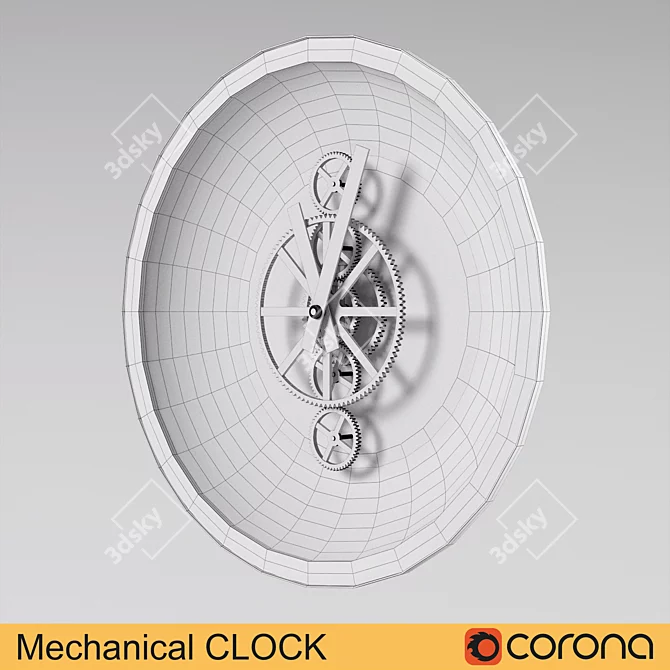 Stylish Mechanical Watches 3D model image 3