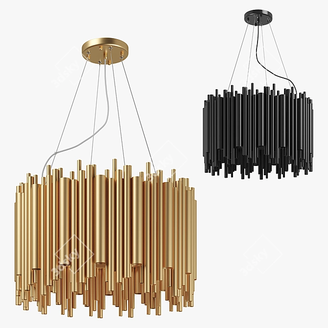 Savona Lightstar 81610x Chandelier 3D model image 1