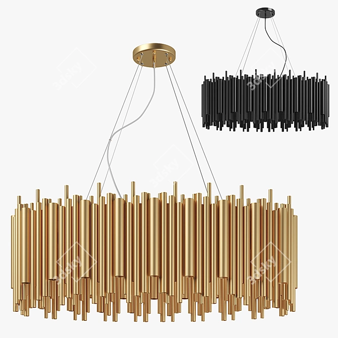 Savona Lightstar Chandelier 3D model image 1