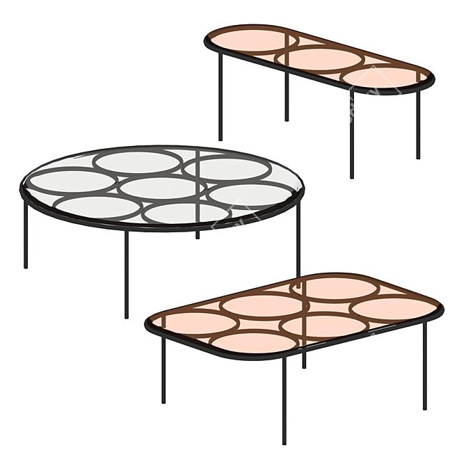  CHAPEL Coffee Table | Elegant Minimalist Design 3D model image 1