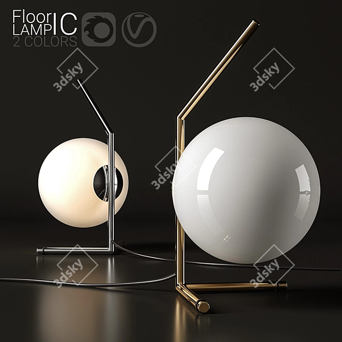 Modern Minimalist Table Lamp 3D model image 1