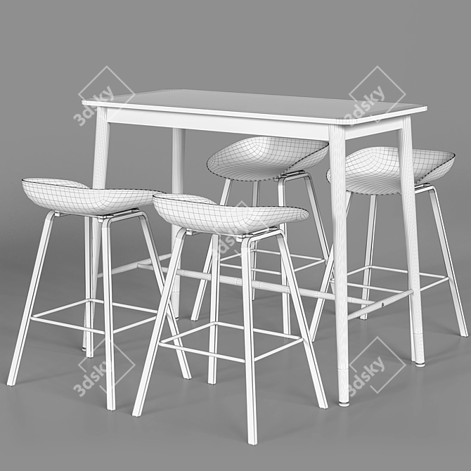 Stylish Bar Set BC-8319 3D model image 2