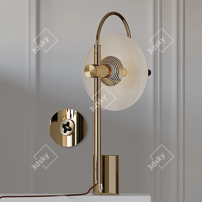 Elegant Illuminate: APERTURE Table Lamp 3D model image 2