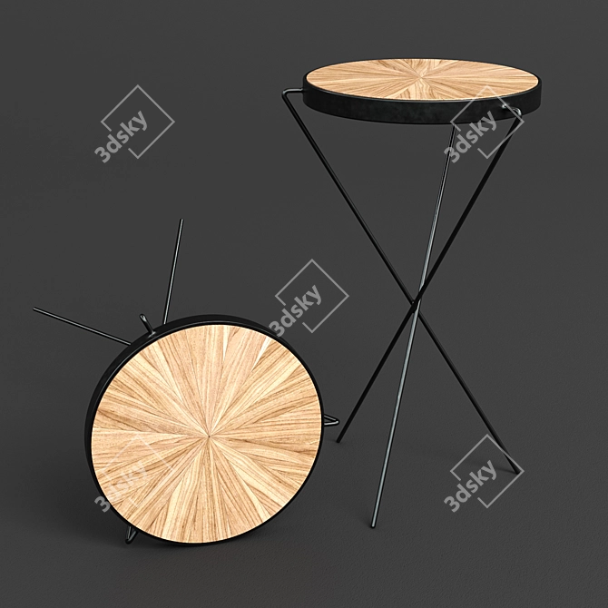 Modern Ayumi Coffee Table 3D model image 2