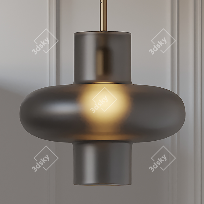 Modern MJ Pendant Light 3D model image 1