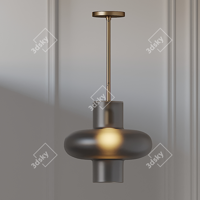 Modern MJ Pendant Light 3D model image 2