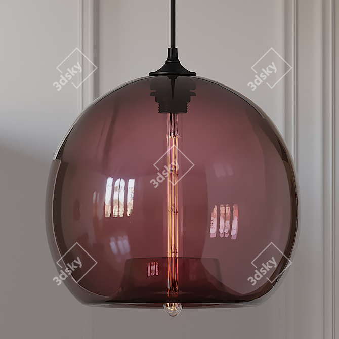 Stamen Pendant Lamp by Jeremy Pyles | 6 Colors 3D model image 2