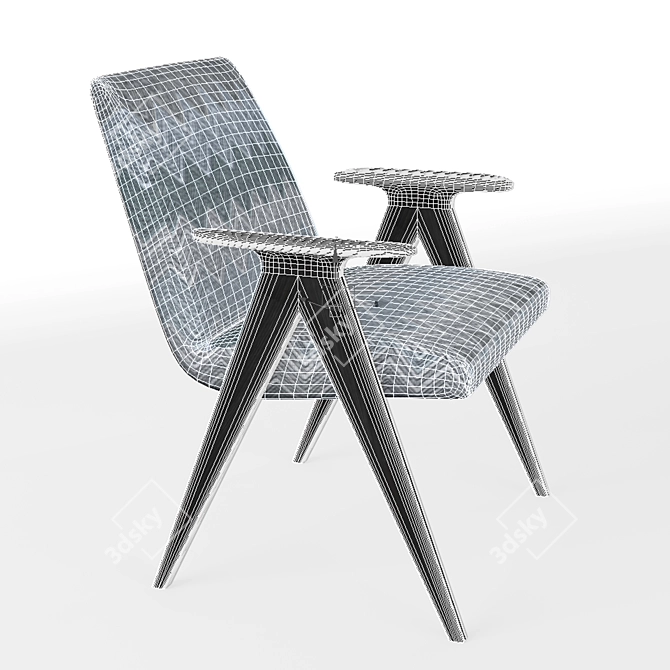 Modern Armchair 3D model image 3