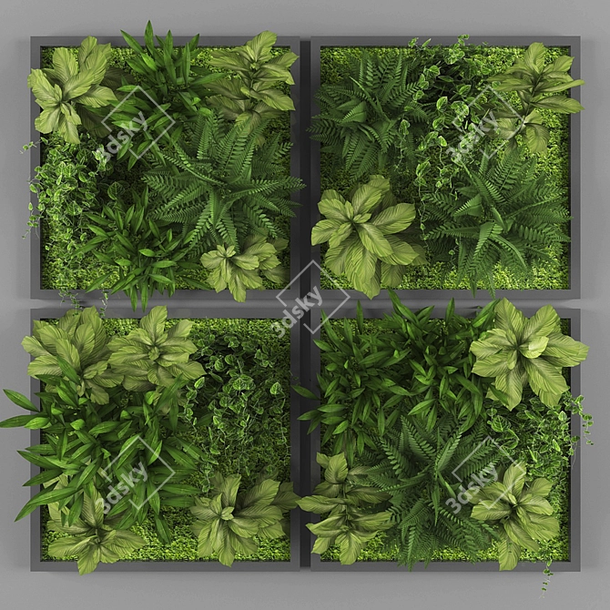 Polys Vertical Garden: Bring nature inside 3D model image 1