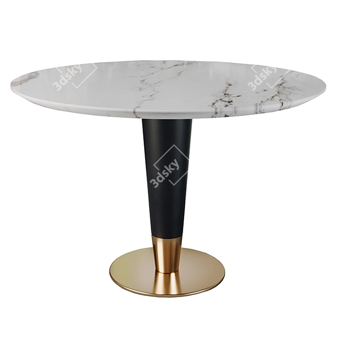 Versatile Dining Table for Home, Cafes & Restaurants 3D model image 1