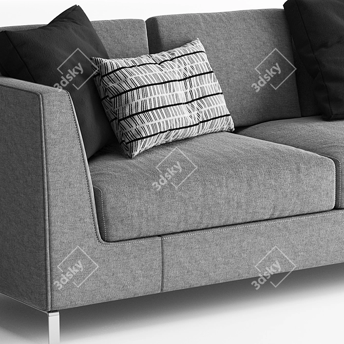 Elegant Ray Sofa by B&B Italia 3D model image 3