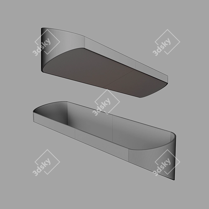 Sleek Wall Sconce by St Luce 3D model image 3