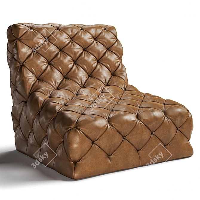 Bernhardt Rigby Leather Chair 3D model image 1