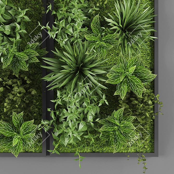 Polys Vertical Garden: Green Your Space 3D model image 3