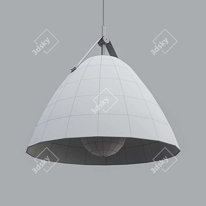 Sleek OPI Pendant Light 3D model image 2