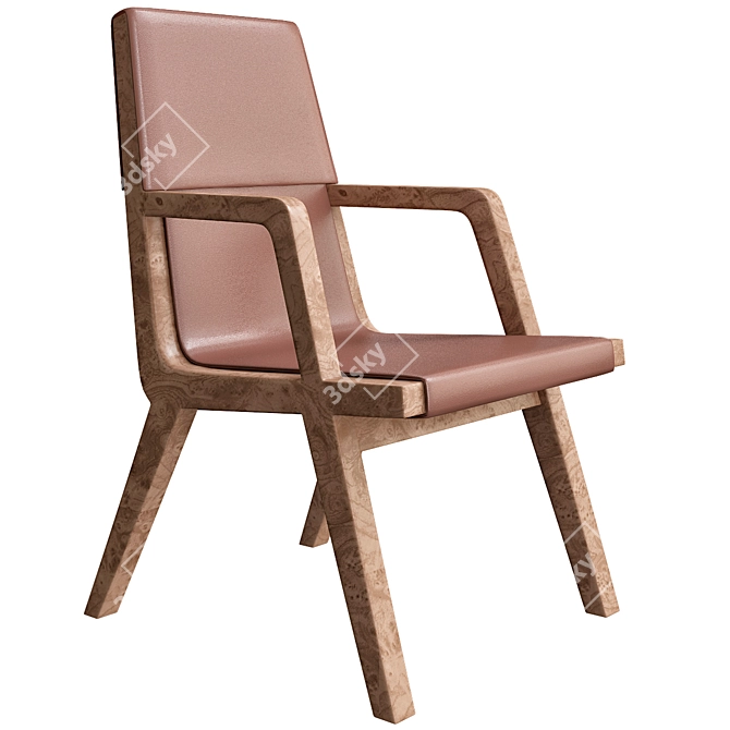 Luxury Armchair: Citterio Acanto 3D model image 1