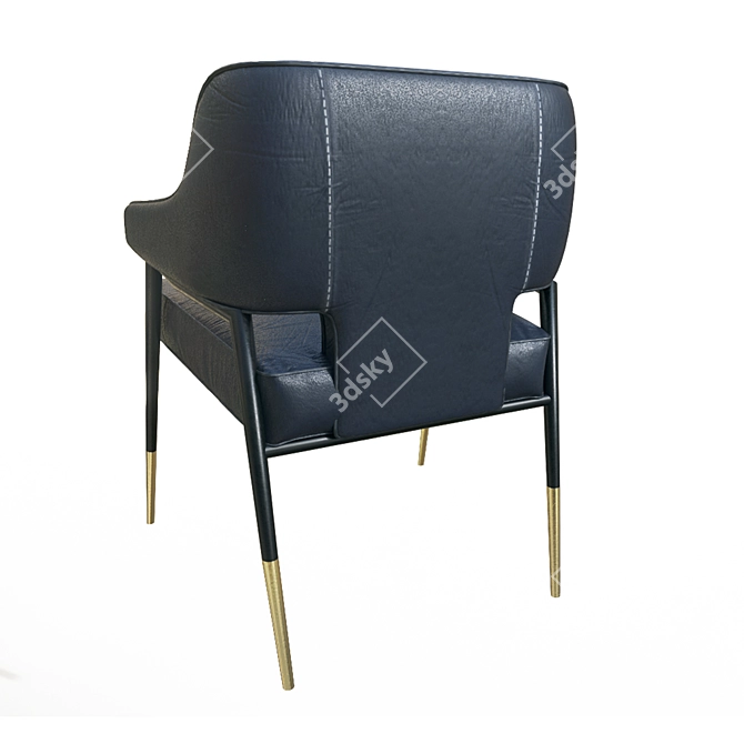 Irongate Derome Armchair: Bravo Portabella 3D model image 2