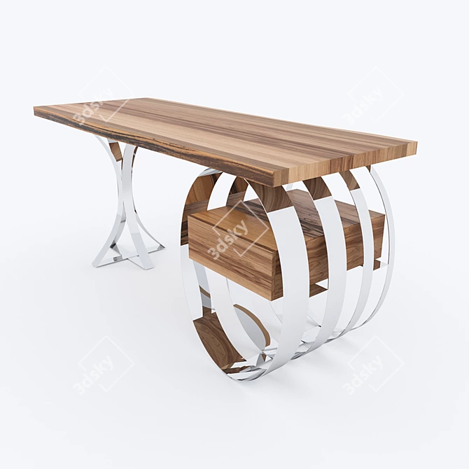"Genesis" Writing Desk - Elegant & Durable 3D model image 1