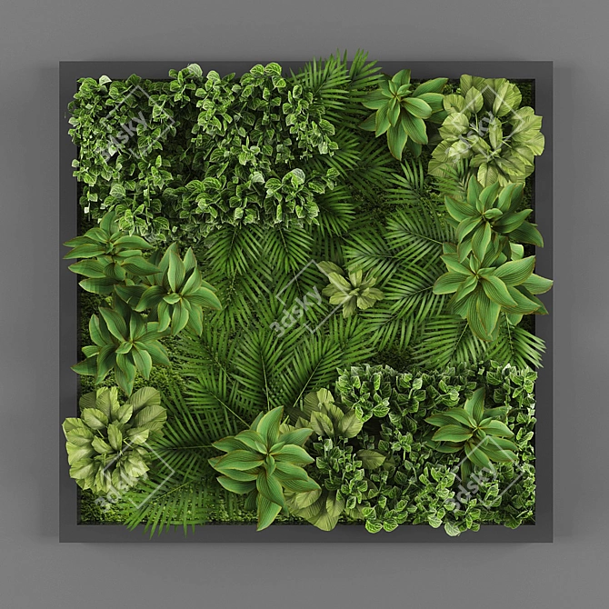 PhytoWall Vertical Garden 3D model image 1