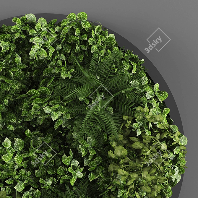 Polys And Verts Vertical Garden 3D model image 3
