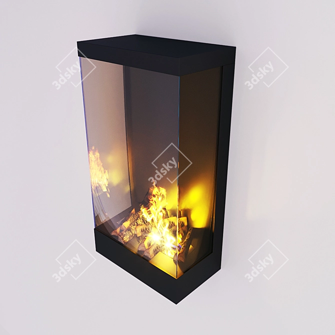 Marco K Bio Fireplace: Stylish & Sustainable Heating Solution 3D model image 2