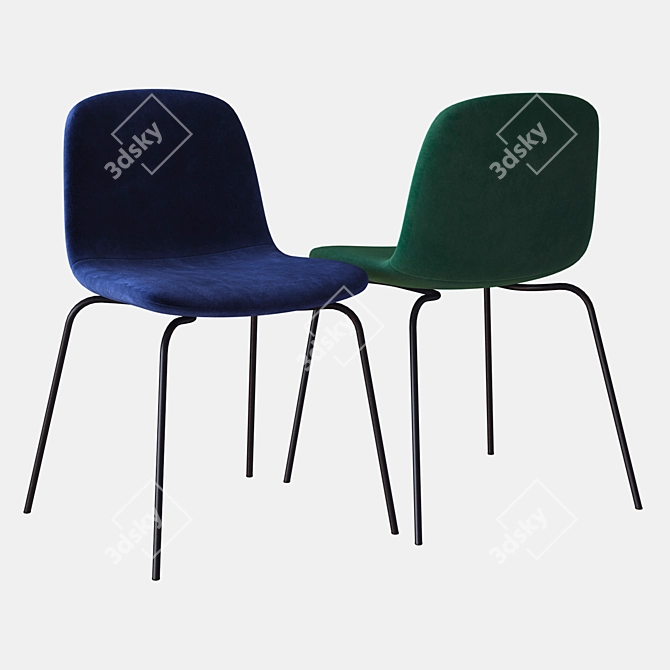 Stylish Tibby Chair: La Redoute 3D model image 1