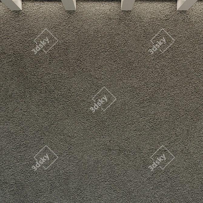 Vintage Concrete Wall Texture 3D model image 3