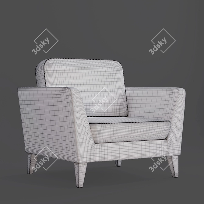 SITS Comfort Armchair 3D model image 3