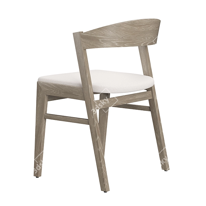 Modern RH Anders Dining Chair 3D model image 2