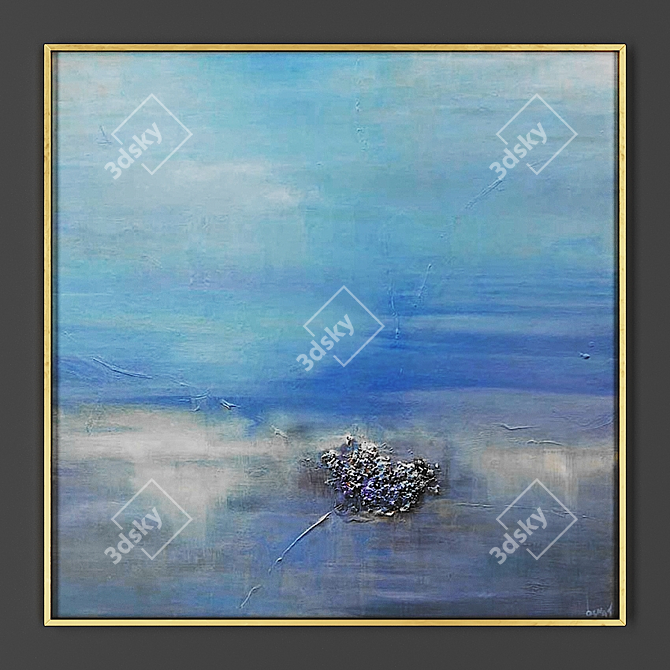 Elegant Frame for Artwork 3D model image 1