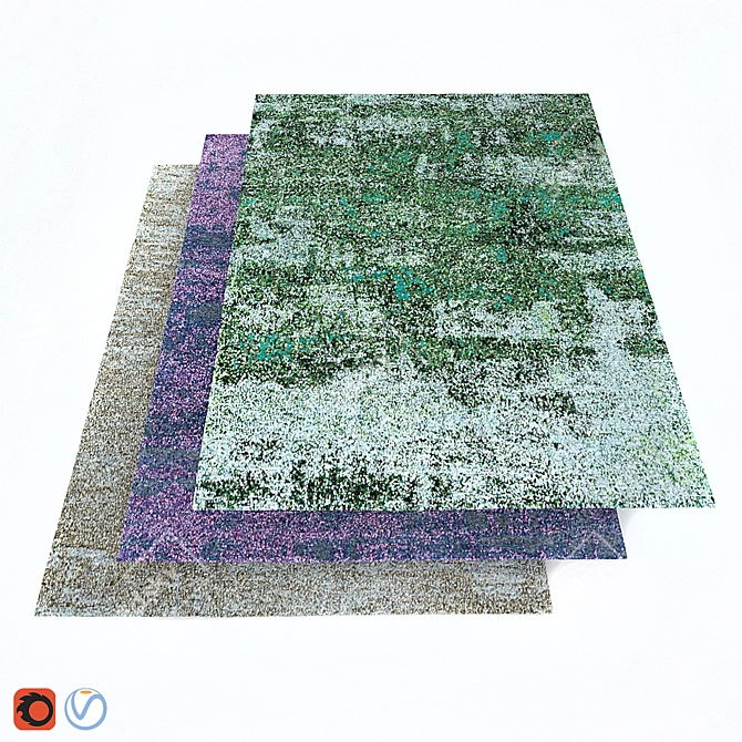Himalayan Highland Wool Carpets 3D model image 1