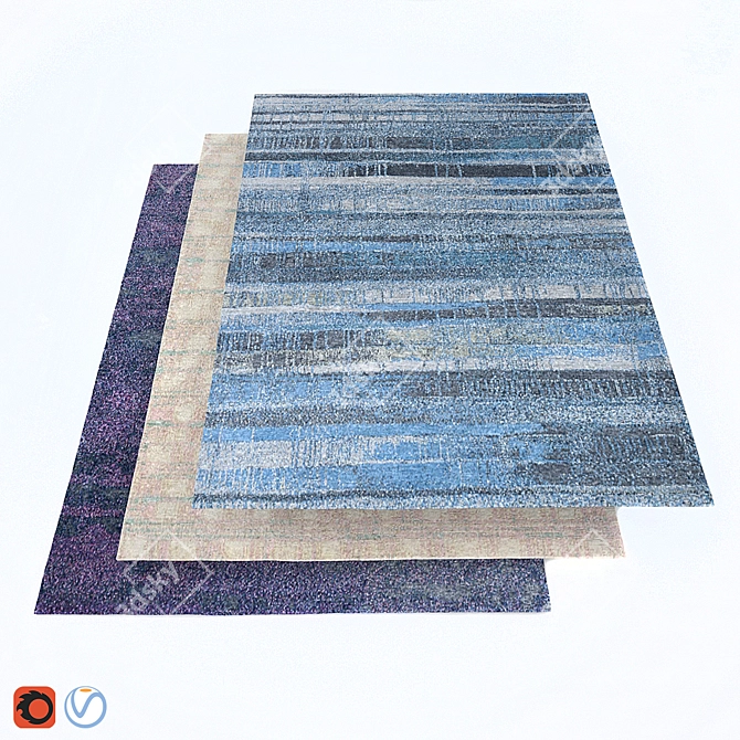 Himalayan Highland Wool Carpets 3D model image 1