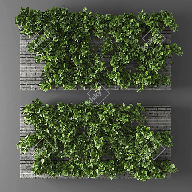 Poly Vertical Garden Kit 3D model image 1