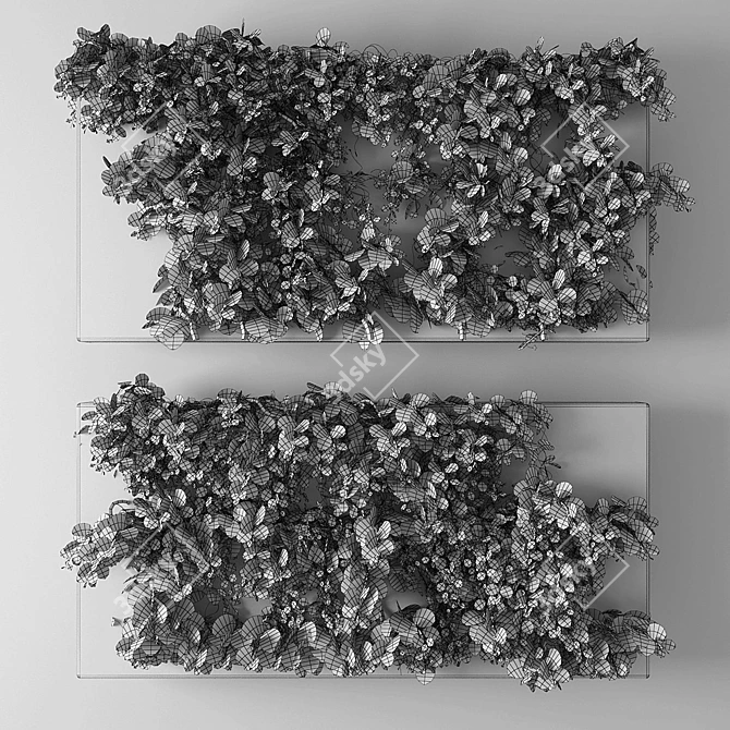 Poly Vertical Garden Kit 3D model image 2